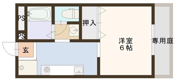 メゾン東坂の物件間取画像